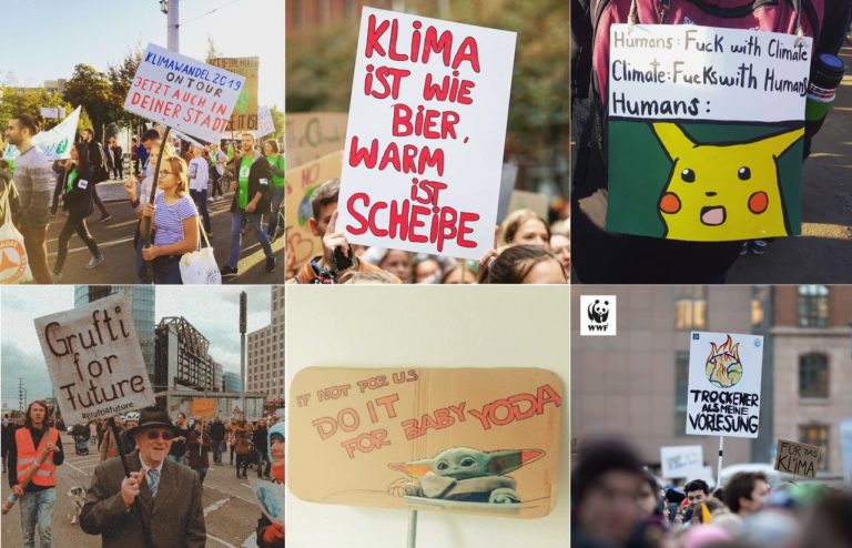 FridaysForFuture: Der 4. globale Klimastreik in Plakaten