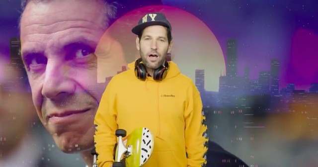 Der Governour von New York hat Paul Rudd offenbar beauftragt, Millenials mit Swag an die Pandemie zu erinnern