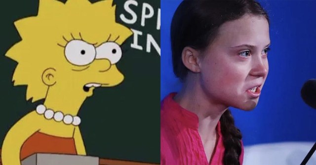 Lisa Simpson x Greta Thunberg: Environment Related Despair