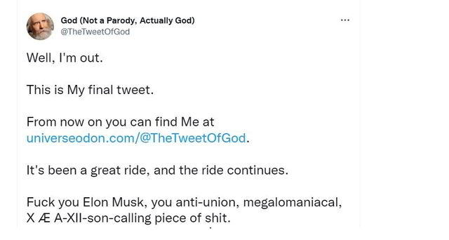 God hates Elon Musk